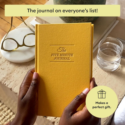 Intelligent Change The Five Minute Journal - Original Daily Gratitude Journal for Women & Men - Mindfulness, Happiness & Daily Reflection - Undated Planner - Affirmation Journal - Gifts for Women