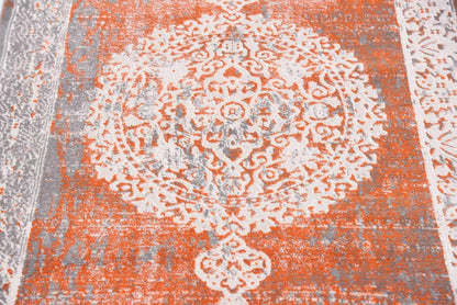 Unique Loom New Classical Collection Area Rug - Olwen (4'Round, Purple/ Gray)
