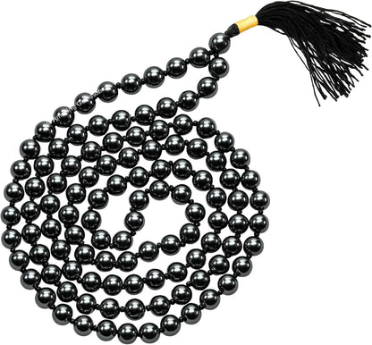 Amazing Gemstone 108 Beads Handmade Mala (Knotted, Rudraksha) - Colors A