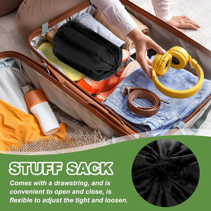 PATIKIL Stuff Sack, Waterproof Outdoor Storage Sack Portable Drawstring Dust Flap Bags Lightweight Sleeping Bag for Camping Hiking Travel