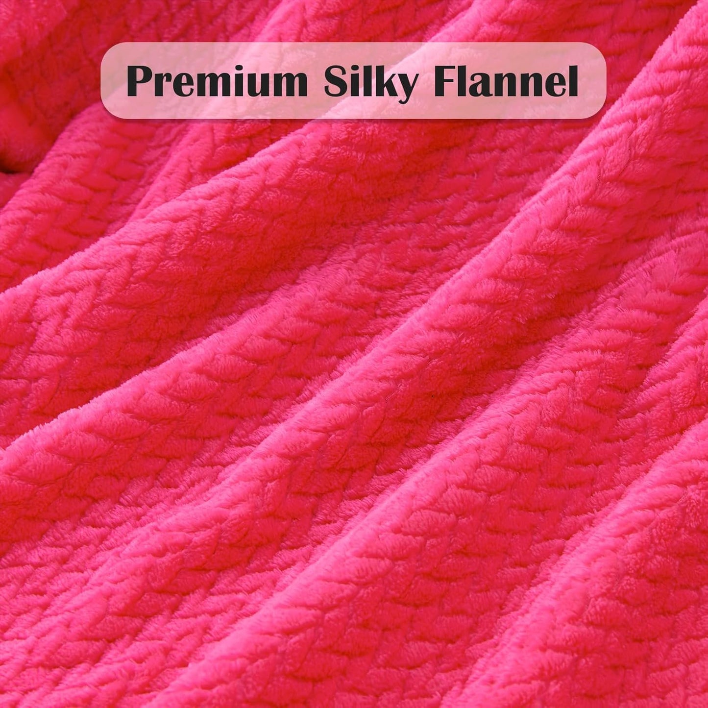NEWCOSPLAY Super Soft Throw Blanket Light Purple Premium Silky Flannel Fleece Leaves Pattern Lightweight Bed Blanket All Season Use (Light Purple, Throw(50"x60")) - Colors B