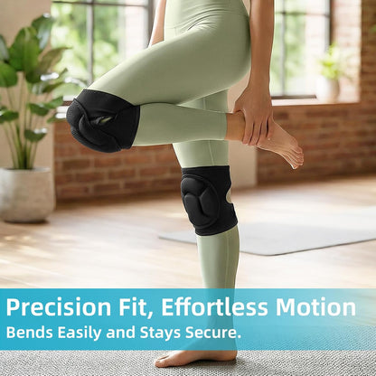 Knee Pads for Cleaning Floors & Gardening, One Size L Fits Most with Adjustable Straps, Soft EVA Foam Cleaning Knee Pads for Women & Men, Non-Slip Kneepads for Housework, Gardening, Yard & Flooring (1 Pair)