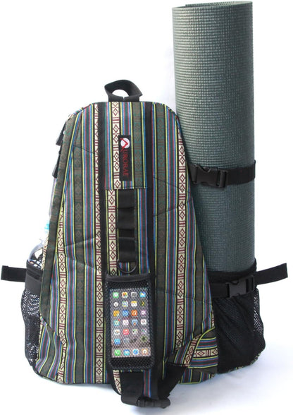 AURORAE Yoga Mat/Gym/Picklleball Cross-body Travel Sling Back Pack. Mat sold separately.