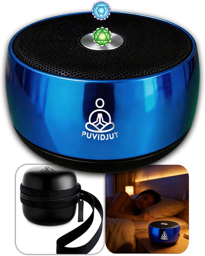 Sound Frequency Machine,Meditation Generator Instrument,Tone Device Tools - Solfeggio Frequencies Bath for Yoga, Mindfulness, Vibration System of Chakra Balancing, 5 Tones, 3 Timers