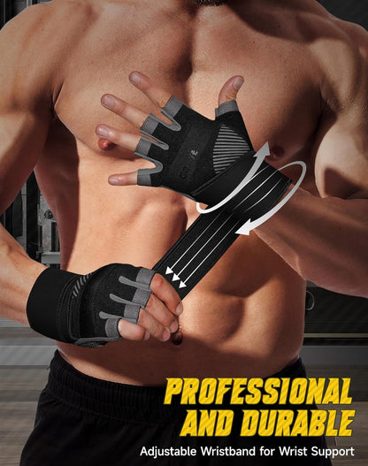 COFIT Breathable Workout Gloves, Antislip Weight Lifting Gym Gloves for Men Women, Superior Grip & Palm Protection for Weightlifting, Fitness, Exercise, Training