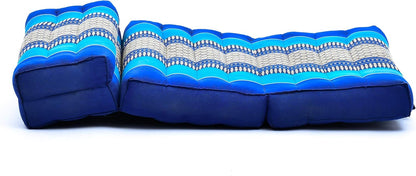 Leewadee Foldable Floor Mattress – 2 in 1 Floor Meditation Mat for Yoga and Relaxation, Seating Futon with Kapok