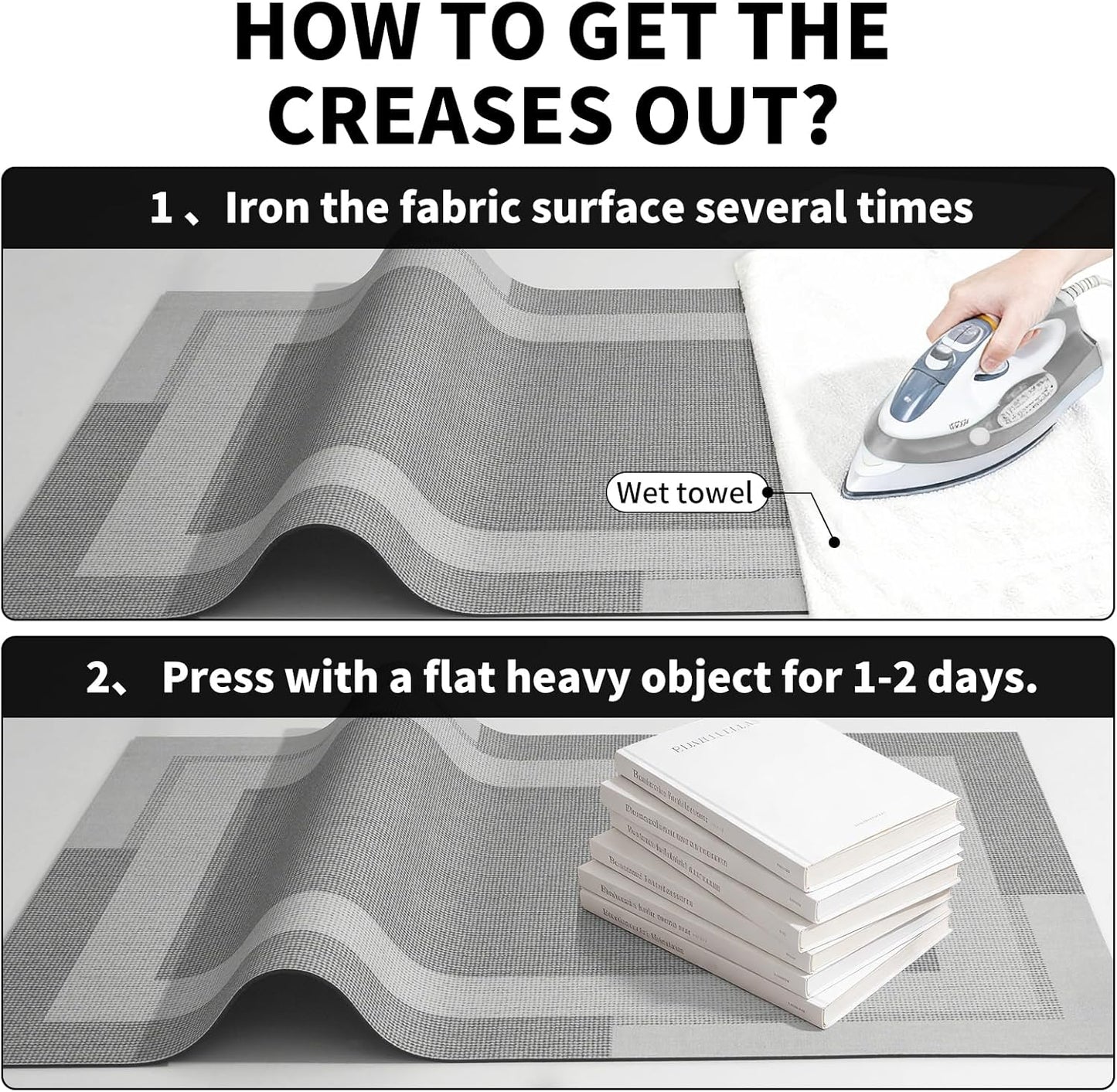YDKGL Non Slip Long Bath Mat Bathroom Runner, Rubber Backing Ultra Thin Bathroom Rugs Fit Under Door Quick Dry Super Absorbent Washable Bath Rug Shower Mat for Bathtub Sink Floor, Dark Gray 17"x47"