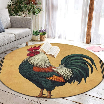 Room Sofa Yoga Soft Round Carpet, Home Decor Non Slip Kitchen Office Circle Rug, Machine Washable Modern Round Area Rug Beach Turtles, 60inch