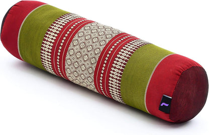 Leewadee Small Yoga Bolster – Shape-Retaining Cervical Neck Roll, Tube Pillow for Comfortable Reading, Kapok Filling, 22 x 6 x 6 inches