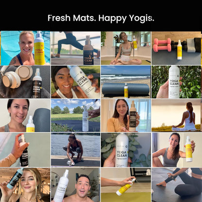 Yoga Mat Cleaner Spray – Spa-Like Scent | Eco-Friendly Formula | Neutralizes Sweat & Odor | Helps Protect Your Mat | 8 oz | Plant-Based, Made in USA | Body By Yoga