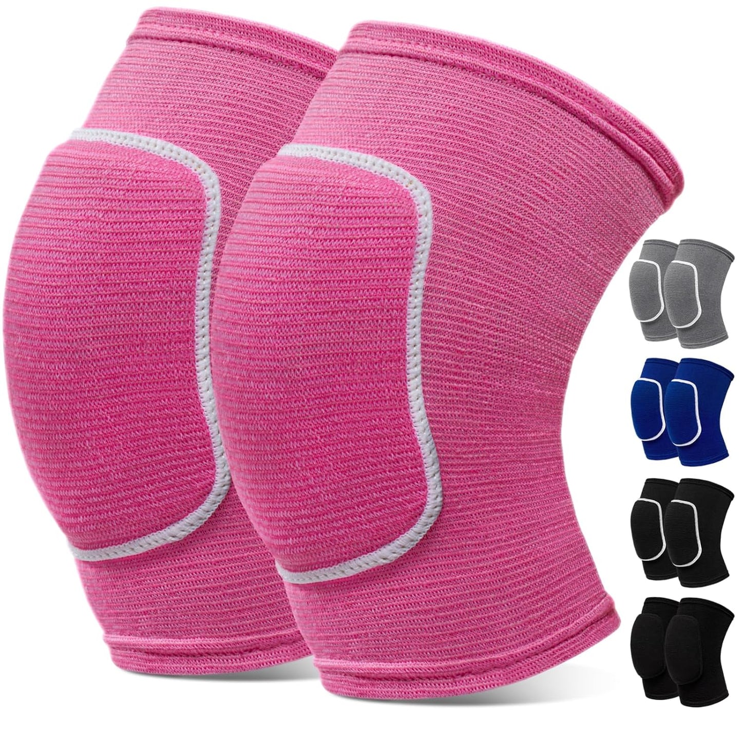 Volleyball Knee Pads,Knee Pads for Women,Men,Kids,Girls,Knee Brace for Basketball Volleyball Football Dance Yoga Tennis Running Cycling Workout Climbing (Black, Small)