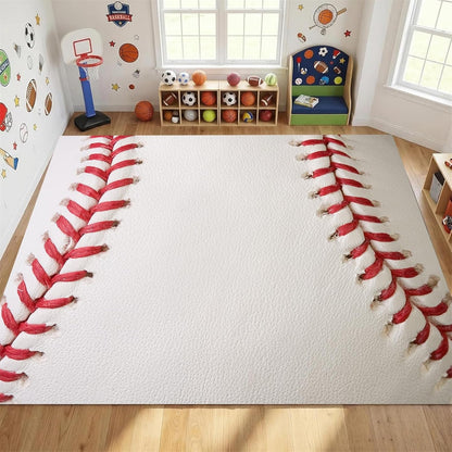Sports Field Area Rug,5x7ft, Soccer Field Chalked Blackboard Football Stadium Board Painted Non-Slip Soft Carpet Floor Mat Indoor Living Room Bedroom Rugs Yoga Mat Home Decor