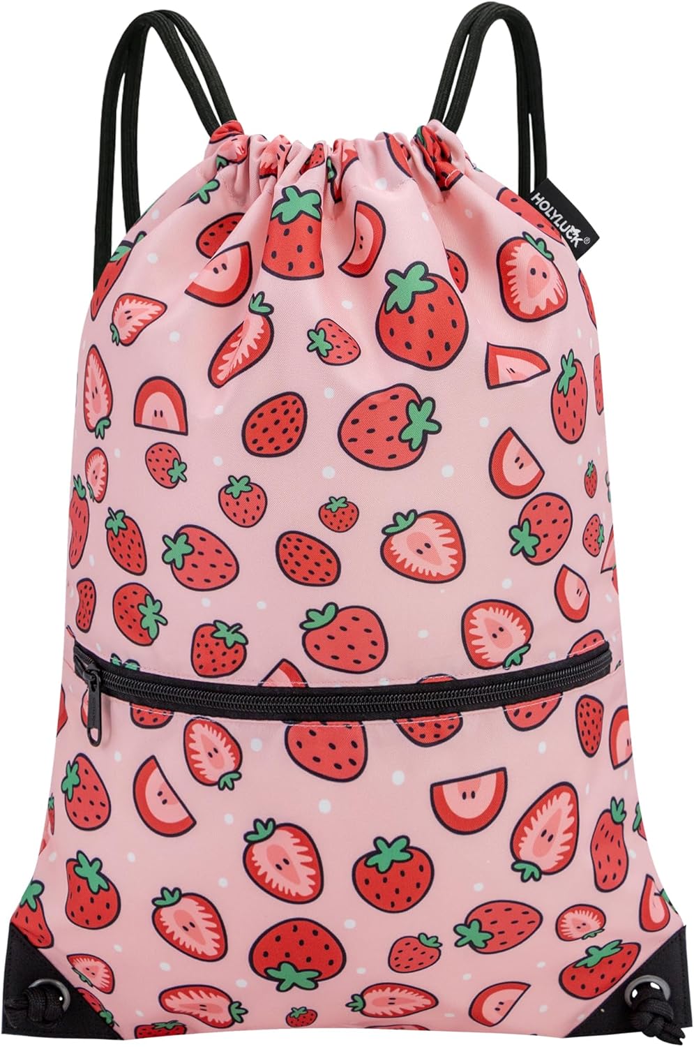 HOLYLUCK Drawstring Backpack Bag Sport Gym Sackpack - Colors A