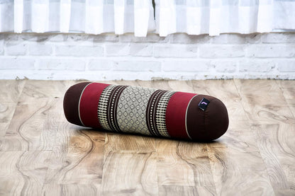 Leewadee Small Yoga Bolster – Shape-Retaining Cervical Neck Roll, Tube Pillow for Comfortable Reading, Kapok Filling, 22 x 6 x 6 inches