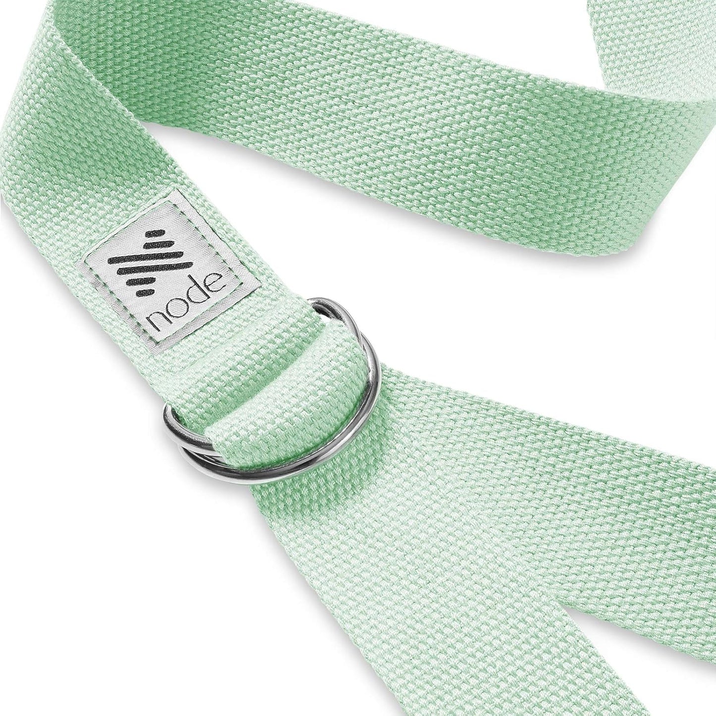 7-1/2' Yoga Strap for Stretching, Woven Cotton Blend Yoga Strap with Adjustable D-Ring Buckle for Exercise, Therapy and Fitness
