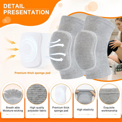 Volleyball Knee Pads for Dancers, Soft Breathable Knee Pads for Girls Women Men Youth Kids Knees Protective, Knee Brace for Volleyball Football Danceing Yoga Tennis Running Cycling Fitness