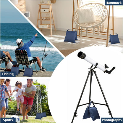 Nuogo Photography Sand Bags Heavy Duty Weight Bags with Metal Hooks, Stabilize Tripods for Wedding Outdoor, Photography Video Studio Boom Mics Furniture Against Wind