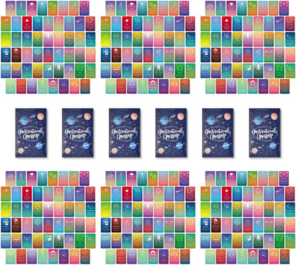 A ART·ZONE 52 Pcs Positive Affirmations Meditation Spiritual Self Care Cards Gifts, 9.7x6 cm Paper Prints