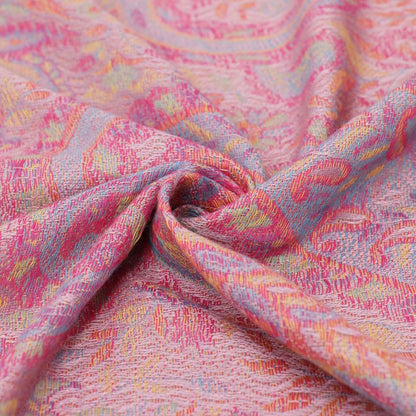 Ciormis Two Tone Silky Paisley Pashmina Shawl Scarf,Soft Women's Rave Jacquard Pashminas Wrap Scarves