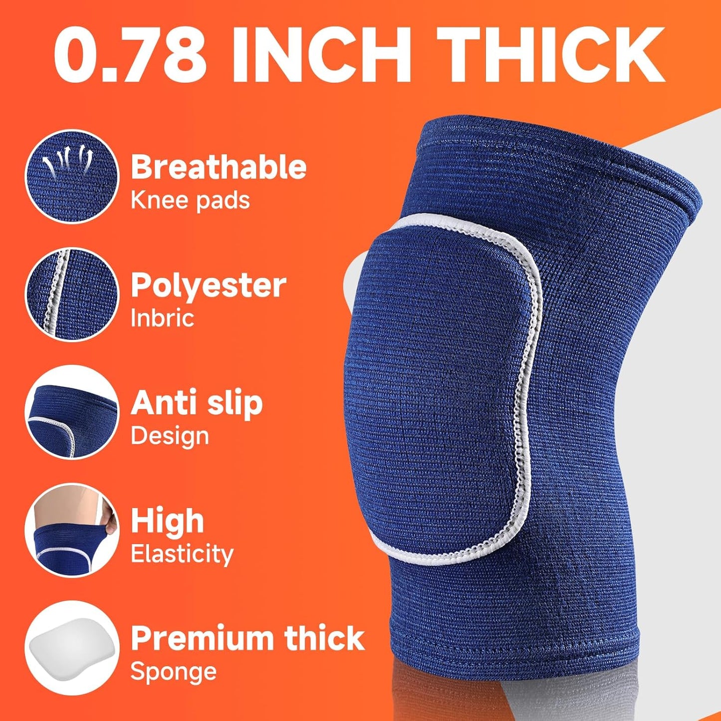 Volleyball Knee Pads knee brace for Women Kids Girls，Soft and Breathable Knee Pads for Volleyball, Dancing, Football, Yoga, Basketball, and Skating - Protective Knee Pads for Adults and Kids (Black, Small)