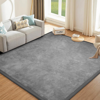 Baby Play Mat for Floor Nursery Rug Muscle Mat Area Rug Playroom Rug 79"x110" Playpen Mat Memory Foam 1.3" Thick Crawling Mat For Babies,Toddlers, Infants, Kids,Grey