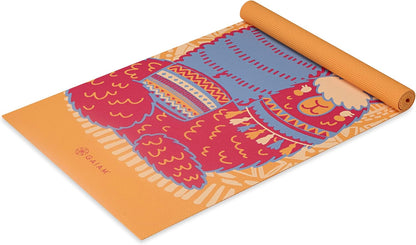 Gaiam Kids Yoga Mat Exercise Mat, Yoga for Kids with Fun Prints - Playtime for Babies, Active & Calm Toddlers and Young Children