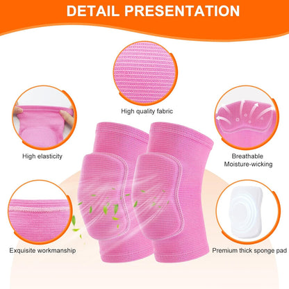 HISFFOG Volleyball Knee Pads for Women, Men, Youth, Girls, Kids, Knee brace for Volleyball Basketball Football Dance Yoga Tennis Running Cycling Workout Climbing Wrestling