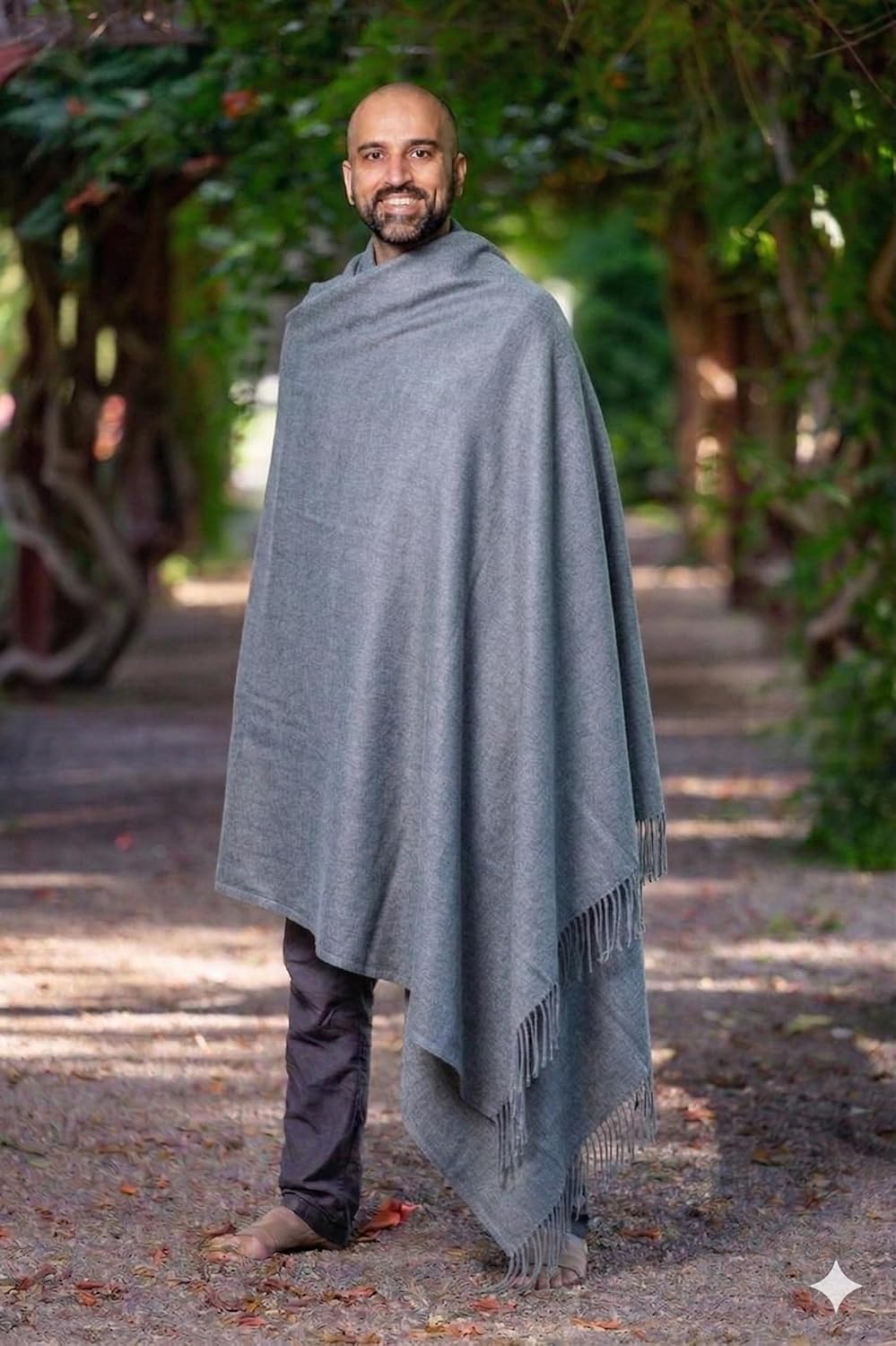 Meditation Shawl or Meditation Blanket, Shawl/Wrap, Oversize Scarf/Stole. Large. Unisex.