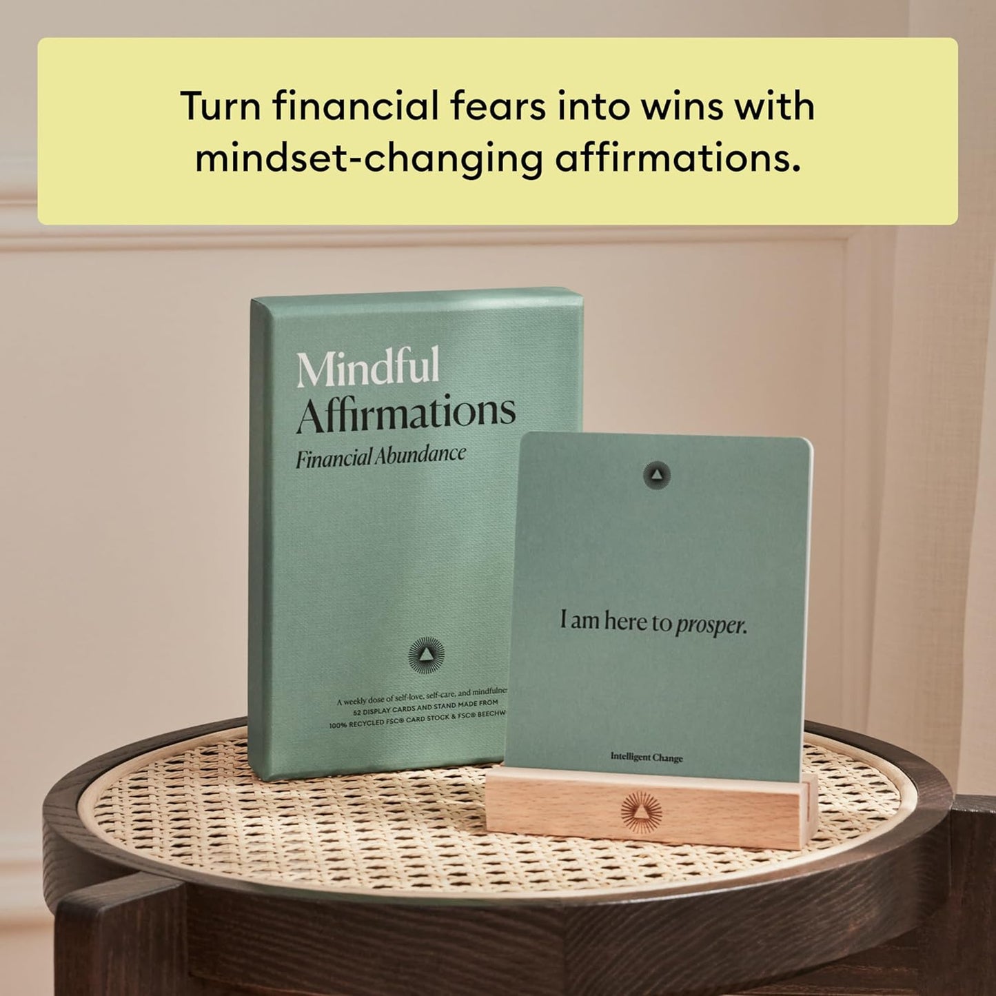 Intelligent Change Mindful Affirmation Cards for Health and Wellbeing