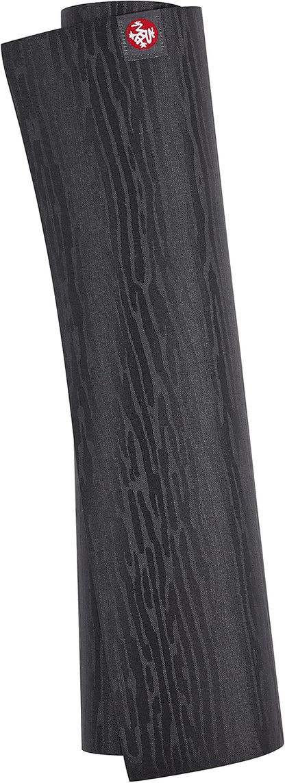 Manduka eKOLite Yoga Mat 71" - 4mm | Natural Rubber | Eco-Friendly | Soft Textured Surface | Natural Next-to-Skin Feel | 71 x 26 inches | Charcoal Grey