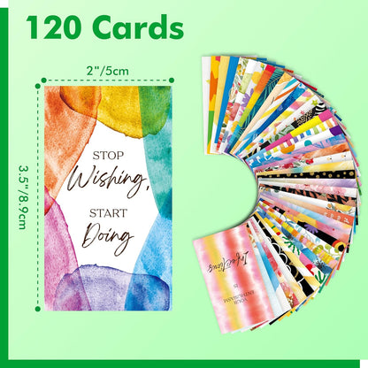 Gethelud 200 PCS Positive Affirmations Cards for Women, 60 Designs Daily Affirmations Cards, Inspirational Motivational Cards Mindfulness Cards Meditation Cards (2” x 3.5”)