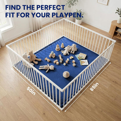 Baby Play Mat for Floor,1.3" Thick Memory Foam Tummy Time Mat,Soft Coral Velvet Nursery Rug,Large Non Slip for Crawling,Toddlers,Infants,Kids,Yoga & Tatami Style for Living Room(Dark Gray)