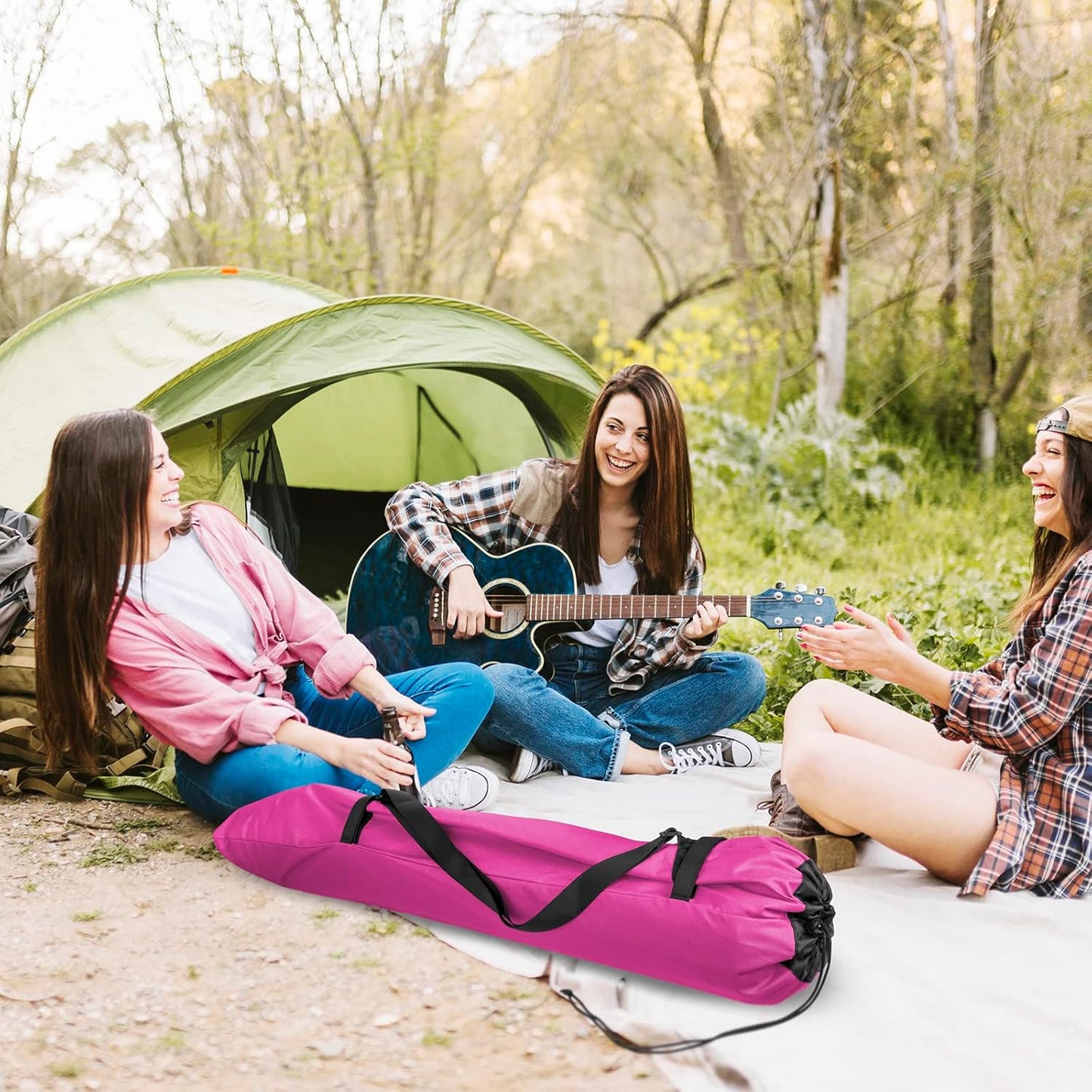 Xxerciz Foldable Camp Chair Replacement Bag Carrying Bag Large Mouth Bag with Shoulder Strap for Outdoor Camping, Heavy Duty Large Storage Folding Chair Bag 48 inches (Chair is not Included)