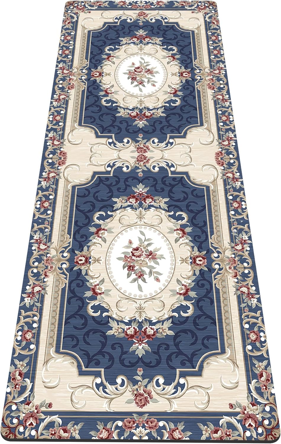 nuveti Yoga Mat Print Extra Thick TPE Non Slip Fitness Exercise Mat with Carrying Bag,72"x24" Extra Thick 6MM Exercise & Workout Mat for Yoga, Pilates Fitness and Floor Exercises - Colors A