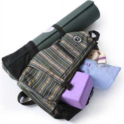 AURORAE Yoga Mat/Gym/Picklleball Cross-body Travel Sling Back Pack. Mat sold separately.