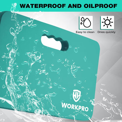 WORKPRO Extra Thick Kneeling Pad, Soft NBR Foam Cushioning for Knee, Large Foam Kneeler Mat for Gardening, Bathing Baby, Exercise, Workout Supplies, 17.5 x 11 x 1.5 in, Black