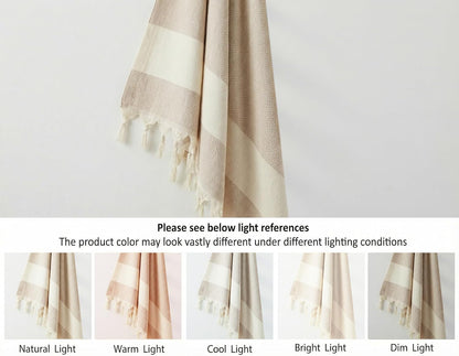 Bazaar Anatolia Turkish Beach Towel – 100% Cotton, Quick Dry, Lightweight and Sand Free – Perfect for Bathroom, Travel, Yoga, Camping, Oversized 71x39 inches - Diamond Black - Colors B