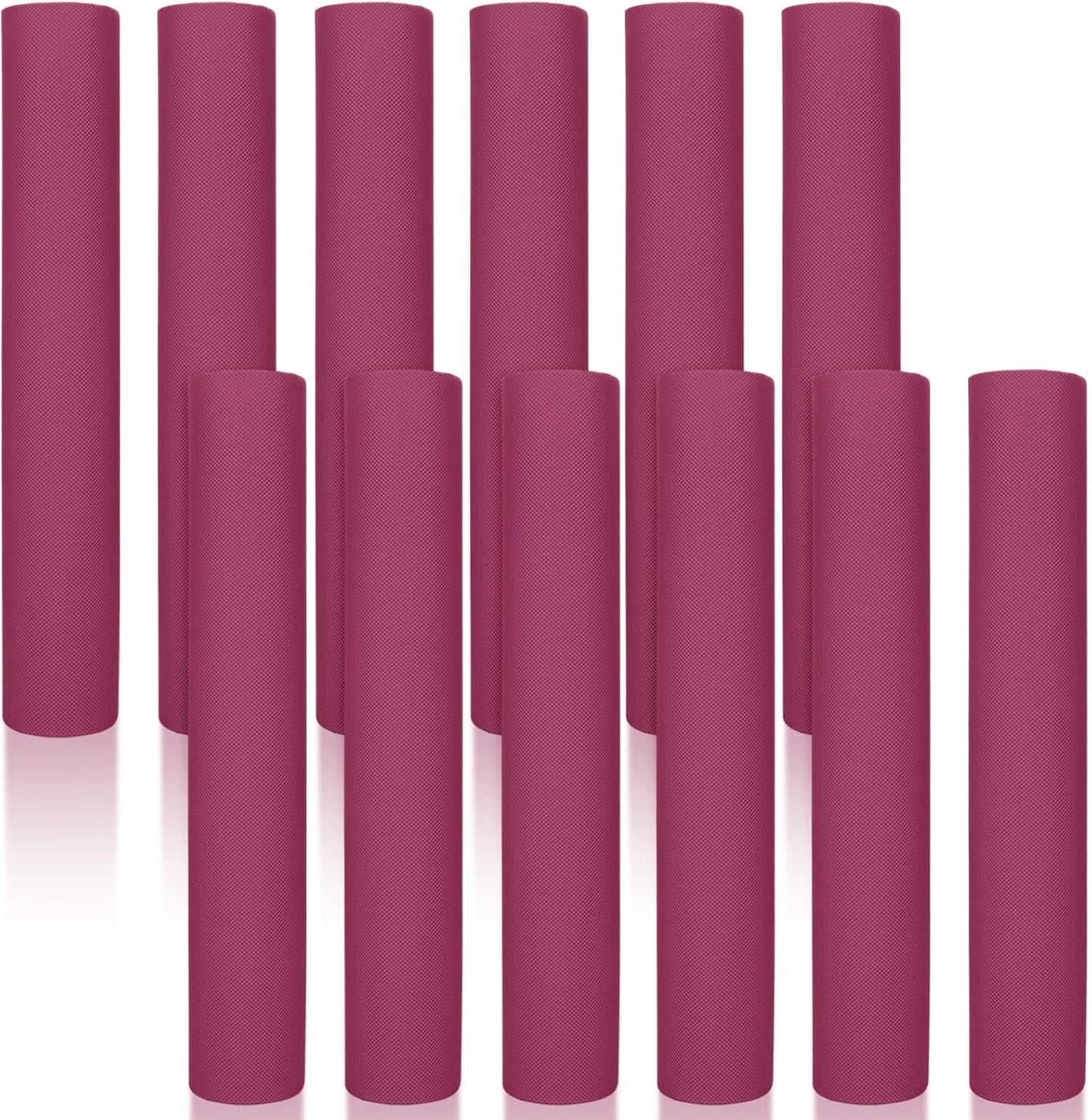 Timgle 12 Pack Yoga Mat Bulk, 4mm Thick Extra Long Sports Mat Anti Slip Tear Resistant Yoga Exercise Set for Fitness Stretching Home Workout Gym and Studio