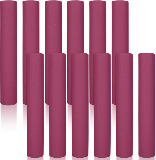 Timgle 12 Pack Yoga Mat Bulk, 4mm Thick Extra Long Sports Mat Anti Slip Tear Resistant Yoga Exercise Set for Fitness Stretching Home Workout Gym and Studio