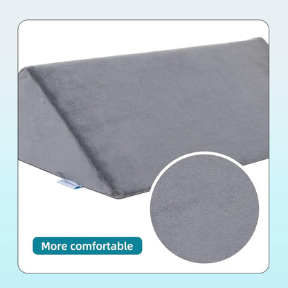 Fanwer Bed Wedges & Body Positioners (3 in 1), 40 Degree Wedges for Bed Positioning,Positioning Pillows for Elderly, Wedge Pillow for Bed Sores, Side Sleeping, After Surgery, Knees Elevated,Back Pain