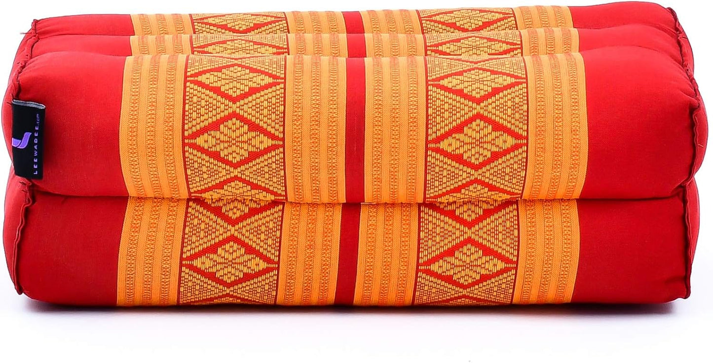 Leewadee Yoga Block – Floor Cushion for Yoga Practice, Meditation Seat Cushion for Workouts Filled with Kapok
