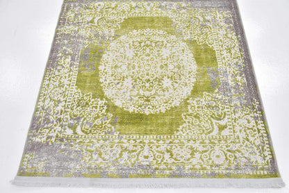 Unique Loom New Classical Collection Area Rug - Olwen (4'Round, Purple/ Gray)