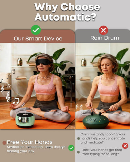 Sound Frequency Machine,Meditation Generator Instrument,Tone Device Tools - Solfeggio Frequencies Bath for Yoga, Mindfulness, Vibration System of Chakra Balancing, 5 Tones, 3 Timers