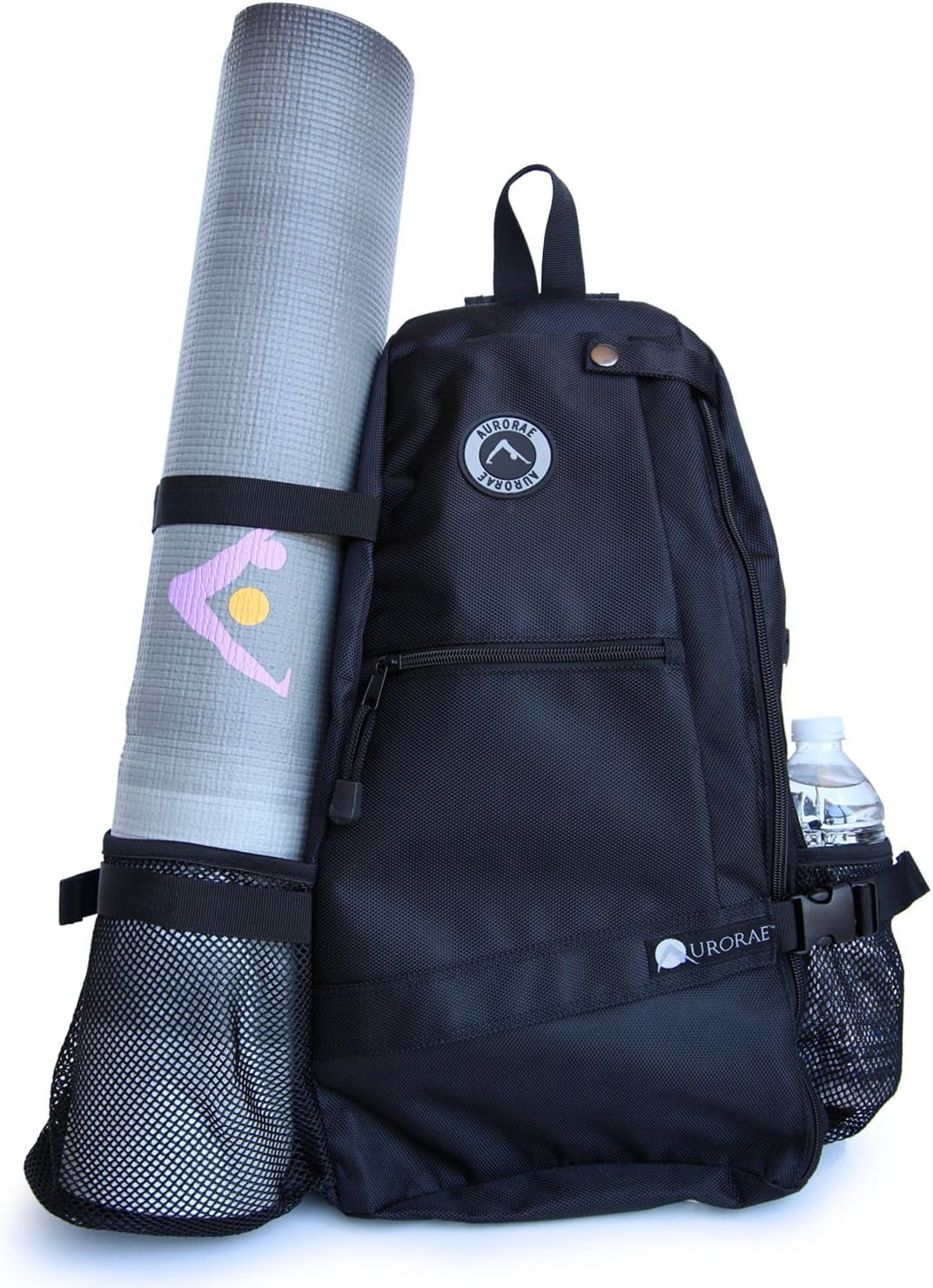 AURORAE Yoga Mat/Gym/Picklleball Cross-body Travel Sling Back Pack. Mat sold separately.