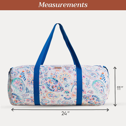 Maison d' Hermine Yoga Mat bag, Cylindrical bag for Woman&Men, yoga mat Bag &Adjustable shoulder straps Yoga Mat Carrier Bag with Drawstring Water Bottle Pocket and zipper pocket Easter Gifts