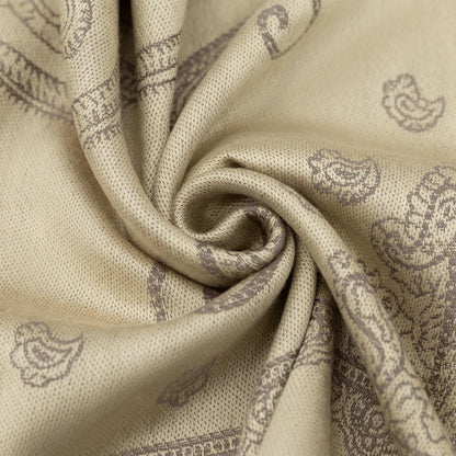 Ciormis Two Tone Silky Paisley Pashmina Shawl Scarf,Soft Women's Rave Jacquard Pashminas Wrap Scarves