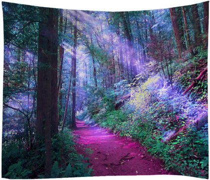 LYFANS Wooden Bridge Water Printing Fabric Tapestry Decorative Wall Art Tablecloth Bed Cover Picnic Carpet Beach Towel Bedroom Dormitory Living Room Multi functional Tapestry 79 x 59 inches
