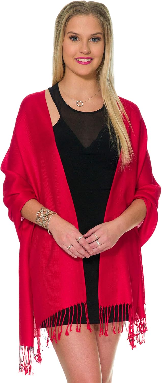 Pashmina Shawls and Wraps for Evening Dresses, Large Soft Pashminas Wedding Shawl