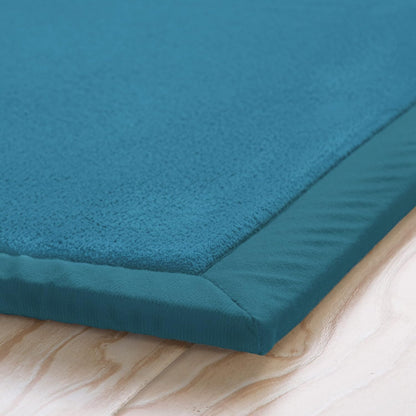 Loartee Coral Velvet Crawling Rugs & Play Mat (6'7"x9'2", Light Green) for Toddler Children & Yoga Exercise