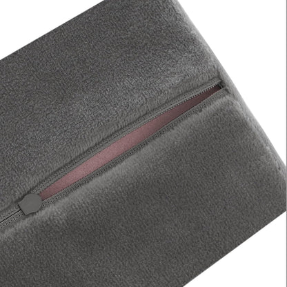 Saloniture Half Round Neck Massage Table Bolster Pillow Pad - 13 x 6 x 3 Inch - Black